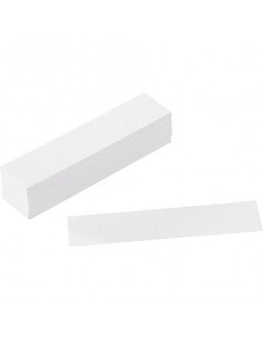 Papierstroken voor C-profiel, individueel beschrijfbaar, wit, 100/VE