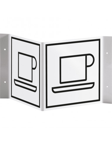 Panorama cafetaria bord, 300 x 150 mm, kunststof