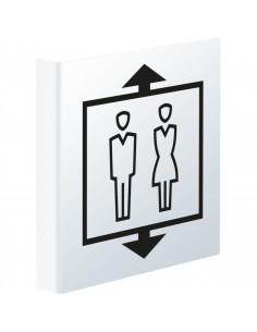 Haaks lift bord, 150 x 150 mm, kunststof