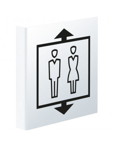 Haaks lift bord, 150 x 150 mm, kunststof