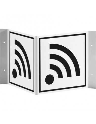 Panorama WiFi bord, 300 x 150 mm, kunststof