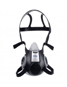 Dräger Halfgelaatsmasker X-plore 3300, onderhoudsvriendelijk/compact dubbelfilter-masker, maat L