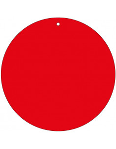 Blanco label rood, beschrijfbaar