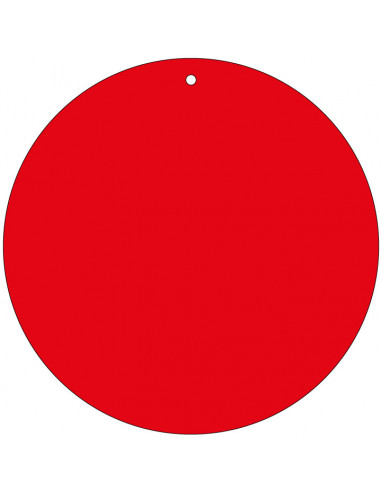 Blanco label rood, beschrijfbaar