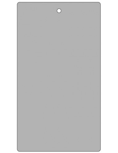 Blanco label grijs, 100 stuks