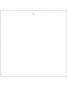 Markeringsplaatje wit, beschrijfbaar, 100 stuks