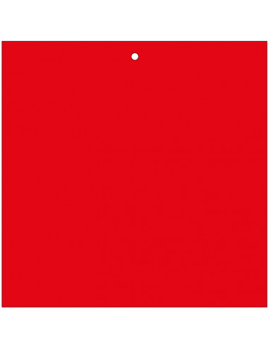 Markeringsplaatje rood, beschrijfbaar