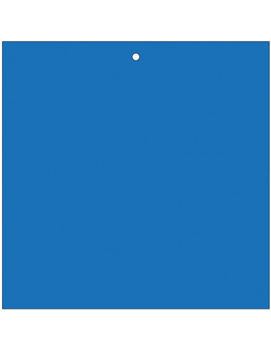 Markeringsplaatje blauw, beschrijfbaar
