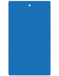 Blanco label blauw, 100 stuks