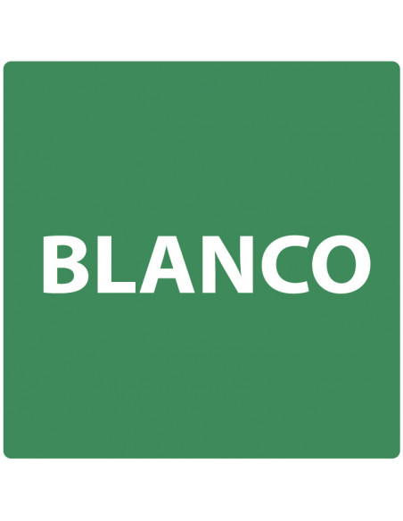 Niveau blanco bord, kunststof, groen wit, vierkant
