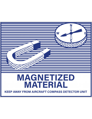 Magnetized material sticker, 110 x 90 mm