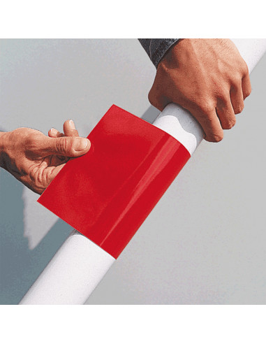 Reflecterende folie voor parkeerafzettingen, rood, reflecterend