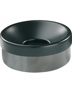 Tafelasbak, deksel afneembaar, plaatstaal