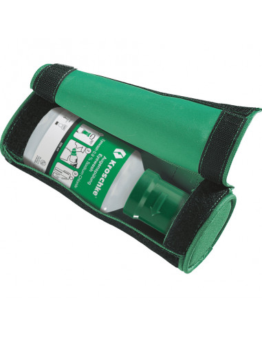 Plum gordeltas voor 200 ml oogspoeling, groen