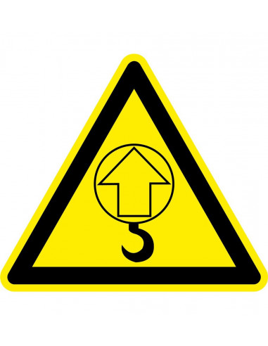 Hijspunt waarschuwingsbord