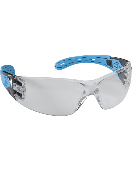 ESV WORK C6 EyeVolution veiligheidsbril, blauw met transparante lens