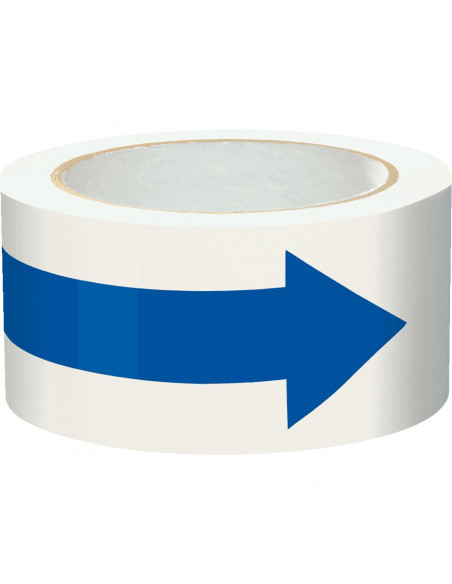 Vloersticker pijlen op rol, blauw, verschillende afmetingen