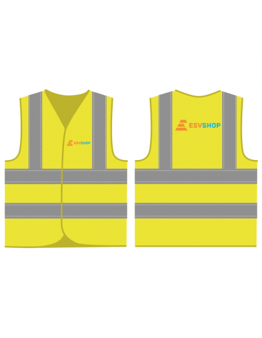 Mol Cargo hesje naar wens, voor- en achterkant, full color bedrukking, tekst