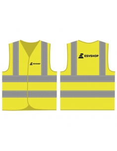 Hesje naar wens, voor- en achterkant 1 kleur bedrukking