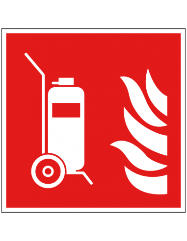 Mobiele brandblusser sticker
