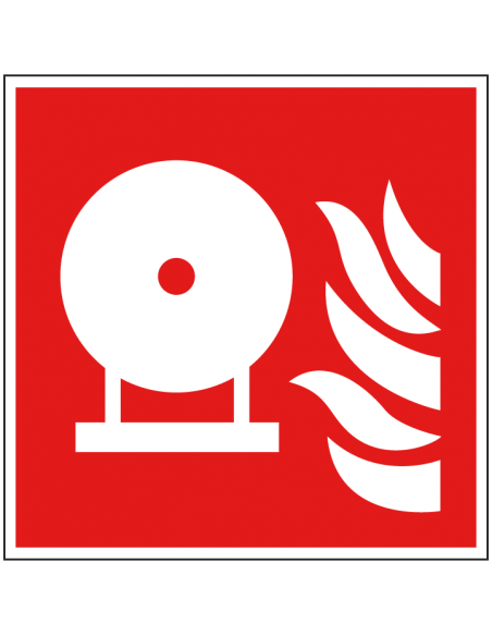 Vaste brandblusser sticker