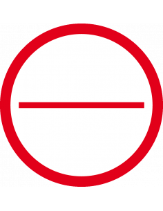 Stroomkringetiket om zelf te beschrijven, 30 stuks per boekje