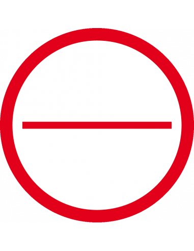 Stroomkringetiket om zelf te beschrijven, 30 stuks per boekje