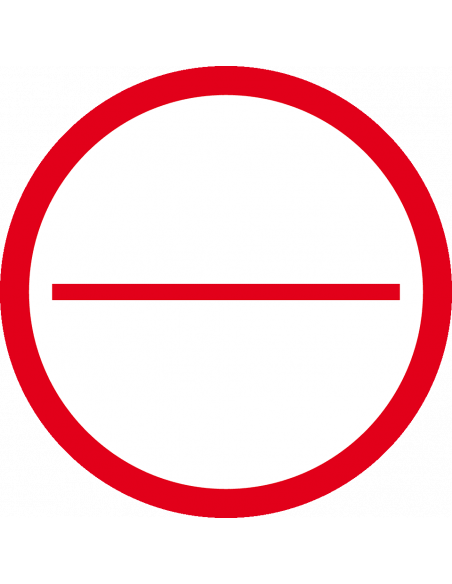 Stroomkringetiket om zelf te beschrijven, 30 stuks per boekje