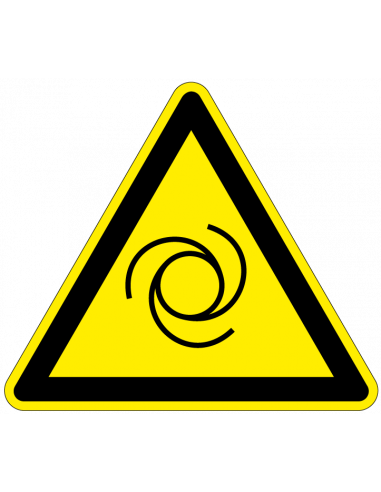 Sticker 'Waarschuwing voor automatisch opstarten', 100 mm, ISO 7010, W018