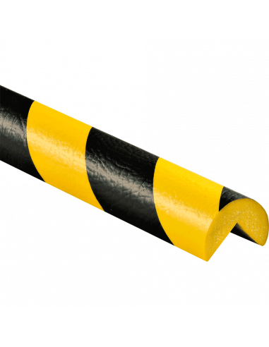 Stootrand hoekbeschermer Type A, 5 meter, geel/zwart kopen?
