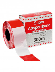 Afzetlint 500m op rol rood/wit kopen?
