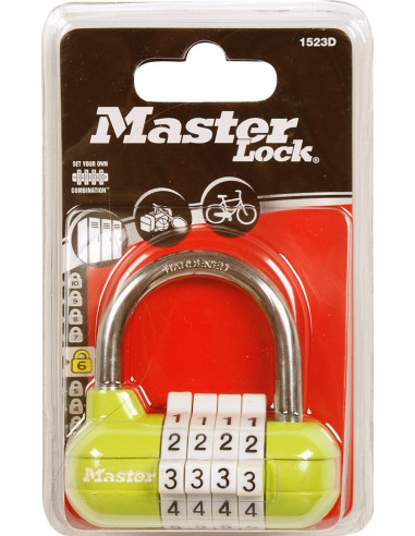 Masterlock 1523EURD Pro Sport hangslot met cijferslot