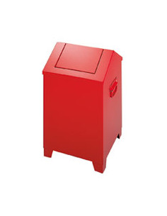 Stalen afbalbak, plaatstaal, gepoedercoat, 400 x 640 x 400 mm, 90l, 10 kg