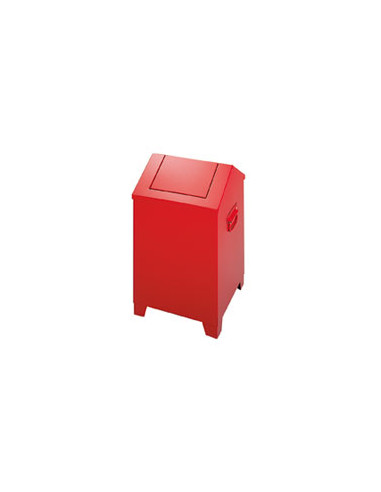 Stalen afbalbak, plaatstaal, gepoedercoat, 400 x 640 x 400 mm, 90l, 10 kg