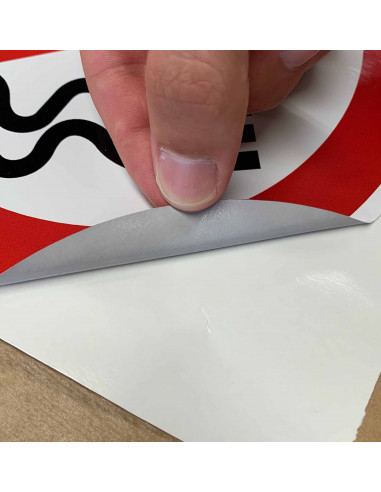 Materiaal verbodsstsicker