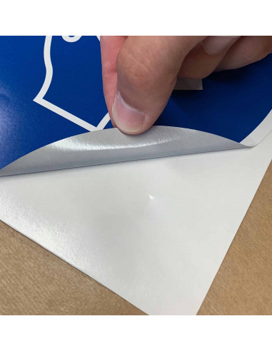 Materiaal gebodssticker