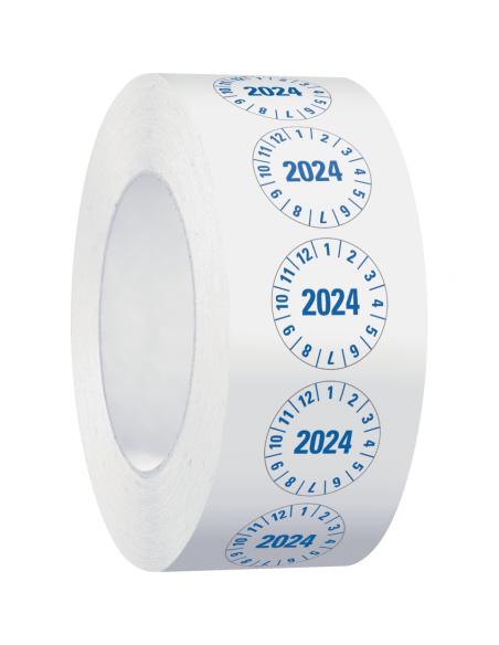 Laboratorium en ziekenhuis keuringssticker, Ø 25 mm, 500/rol