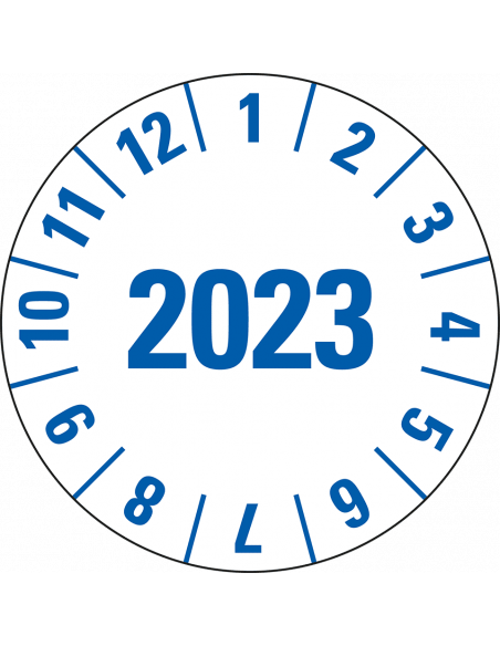 Laboratorium en ziekenhuis keuringssticker, Ø 25 mm, 500/rol