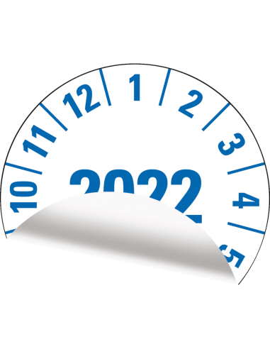 Laboratorium en ziekenhuis keuringssticker, Ø 25 mm, 500/rol