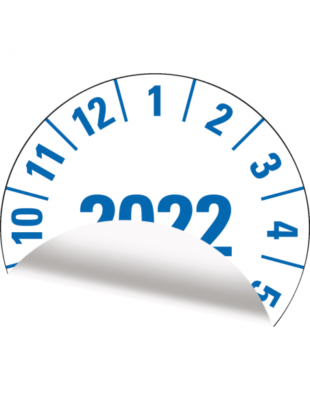 Laboratorium en ziekenhuis keuringssticker, Ø 25 mm, 500/rol