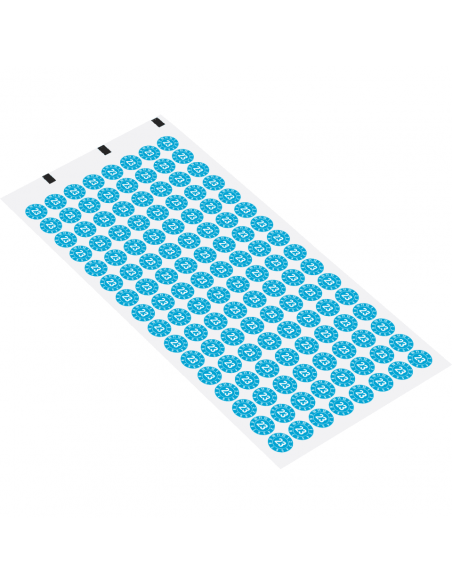 Keuringssticker met jaartal (extra sterke kleving), vel