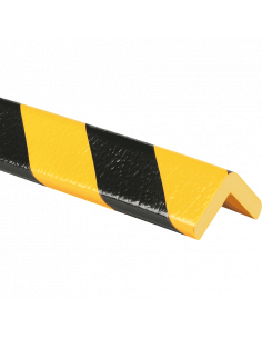 Van Riet - Stootrand hoekbeschermer Type H, 5 meter, geel/zwart