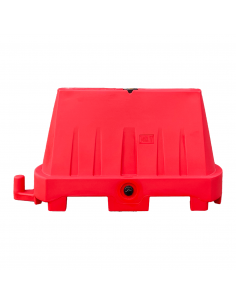 Kunststof barrier, 1000 x 600 mm, 32 liter, rood