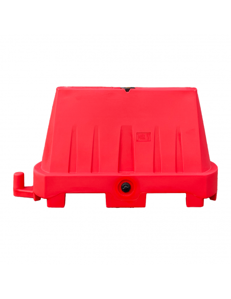 Kunststof barrier, 1000 x 600 mm, 32 liter, rood