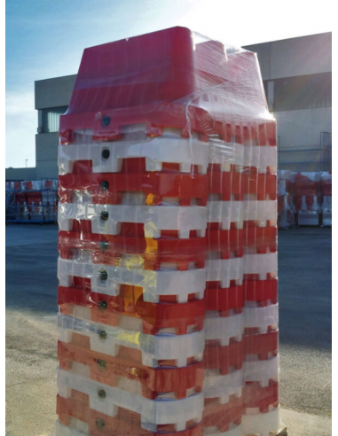 Pallet kunststof barriers, 1000 x 600 mm