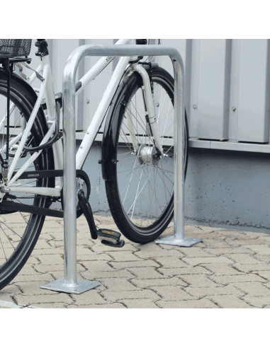 Fietsnietje, thermisch verzinkt staal, grijs