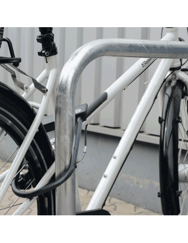 Fietsnietje, thermisch verzinkt staal, grijs