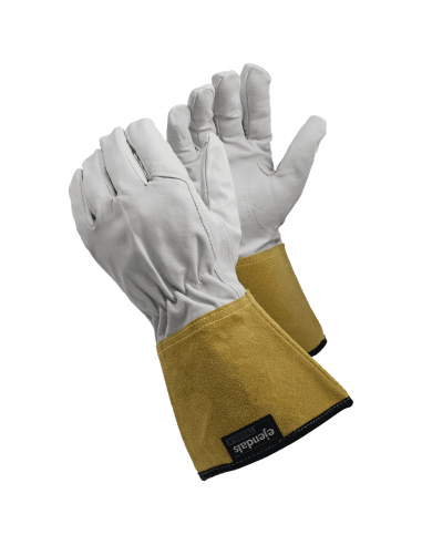 Lashandschoen Ejendals Tegera 126a, grijs, bruin