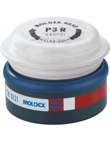 Moldex 9230 A2P3 Easylock combifilter - 6 stuks - blauw