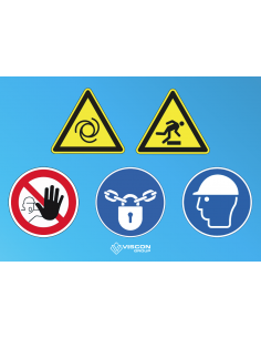 Omega Visser - Auto machinery tripping.... 5 symbolen, A3-formaat